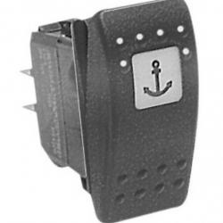 Interrupteur CARLING SWITCH Contura II (ON)-OFF-(ON) 12 V