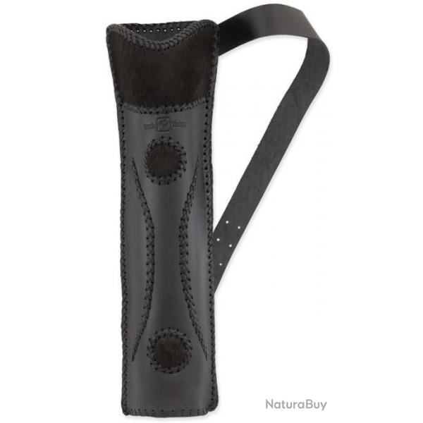 BUCK TRAIL - Carquois Dorsal TUPELO Cuir Noir