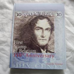 Livre sur le 150ème anniversaire du timbre belge