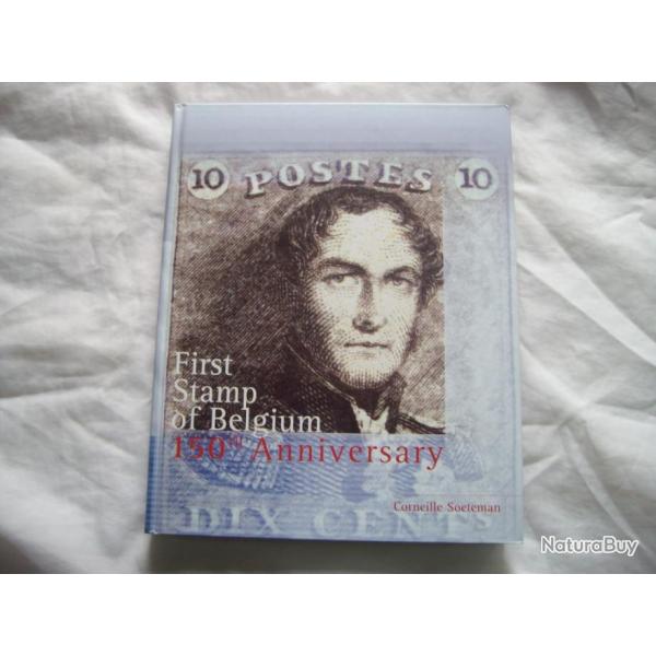 Livre sur le 150me anniversaire du timbre belge