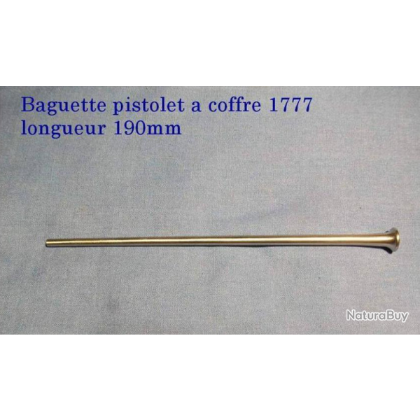 Baguette pistolet 1777