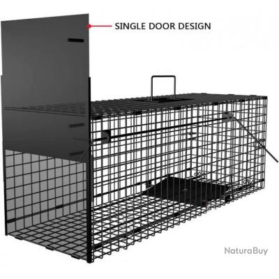 Piege Animalier Cage Piege A Martre Piege A Chat Piege A Renard Piege Vivant 78x26x29cm Pieges Cages Et Belettieres