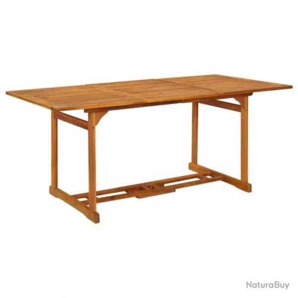 Table  dner de jardin 180x90x75 cm Bois d acacia solide 315945