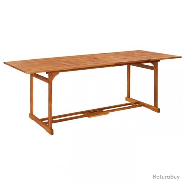 Table  dner de jardin 220x90x75 cm Bois d acacia massif 315946