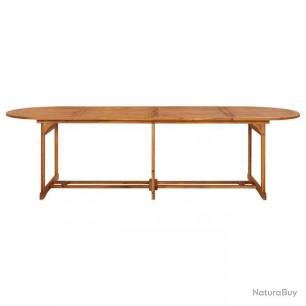 Table  dner de jardin 280x90x75 cm Bois d acacia massif 315950