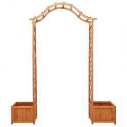 Pergola de jardin avec jardinière Bois pin massif 316388