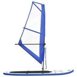 planche SUP gonflable avec voile Bleu et blanc 92210