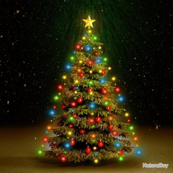 Guirlande lumineuse d arbre de Nol 180 LED colores 180 cm 328876