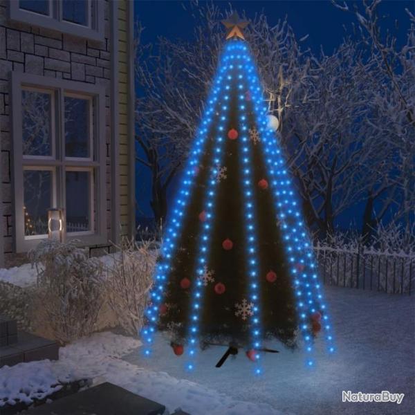 Guirlande lumineuse filet d arbre de Nol 300 LED Bleu 300 cm 328890