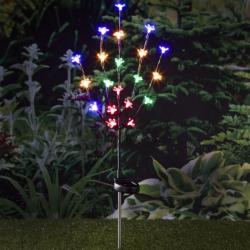 Arbre fleuri LED à piquet 20 ampoules 429159