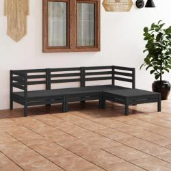 Salon de jardin 4 pcs Bois de pin massif 3082671