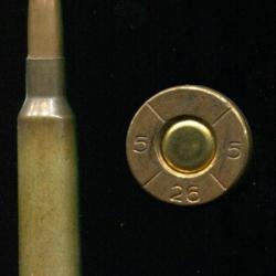 6.5 x 55 Mauser Suédois - balle cuivre pointue - étui laiton