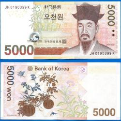 Coree du Sud 5000 Won 2006 Billet Asie Serie JH
