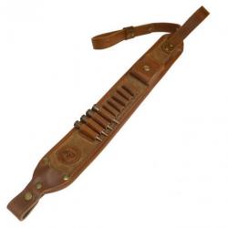 Sangle/bretelle carabine - Luxe marron - Avec accroches - Livraison GRATUITE