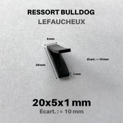 Ressort Bulldog [20x5x1] Écart 10 mm