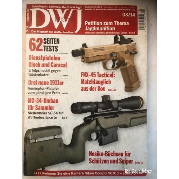 Revue DWJ 08/14 - Petition zum Thema Jagdmunition et21