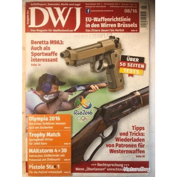 Revue DWJ 08/16 - EU-Waffenrichtlinie in den Wirren Brssels et21