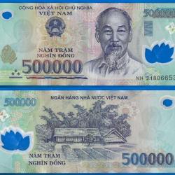 Vietnam 500000 Dong 2021 Polymere Billet 500 000 Dong Asie