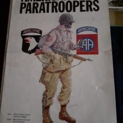 Collection de soldats de plomb : parachutistes US1944,fabrication USA 1972.
