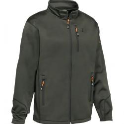 Sweat Shirt Percussion Zippé Kaki