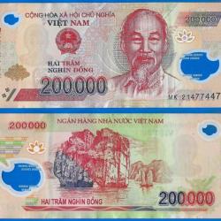 Vietnam 200000 Dong 2021 Asie Billet Polymere 200 000