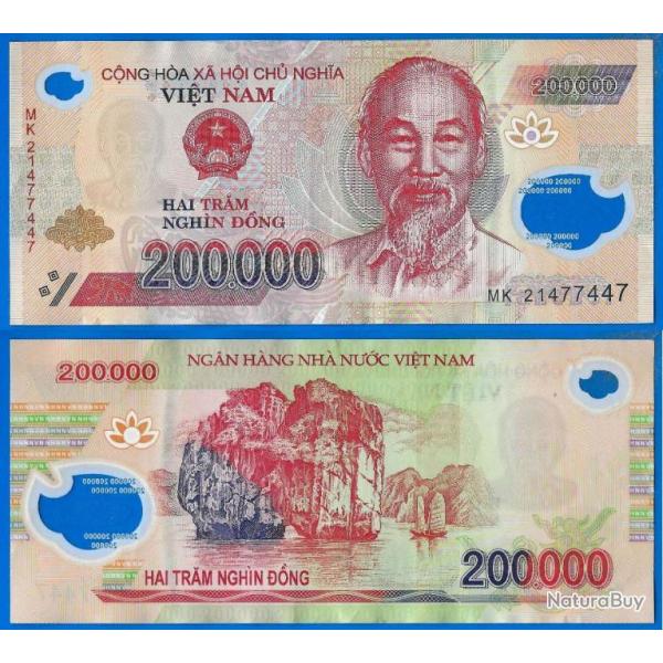Vietnam 200000 Dong 2021 Asie Billet Polymere 200 000