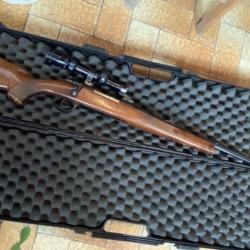 Carabine à verrou Mauser K98 calibre 7*64 avec lunette de battue Tasco