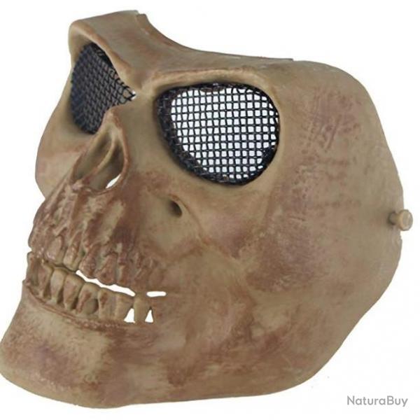 MASQUE SKULL GRILLAGE TAN TACTICAL OPS
