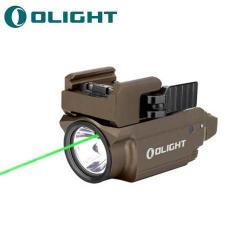 Lampe Torche Olight BALDR Mini TAN - 600 Lumens - Laser Vert