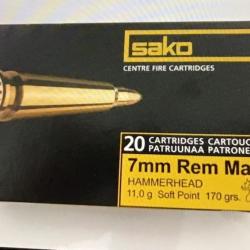 Sako Hammerhead 7 Rem Mag. 170 grs