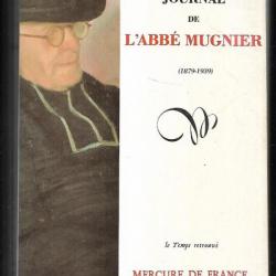 journal de l'abbé mugnier 1879-1939 collection le temps retrouvé