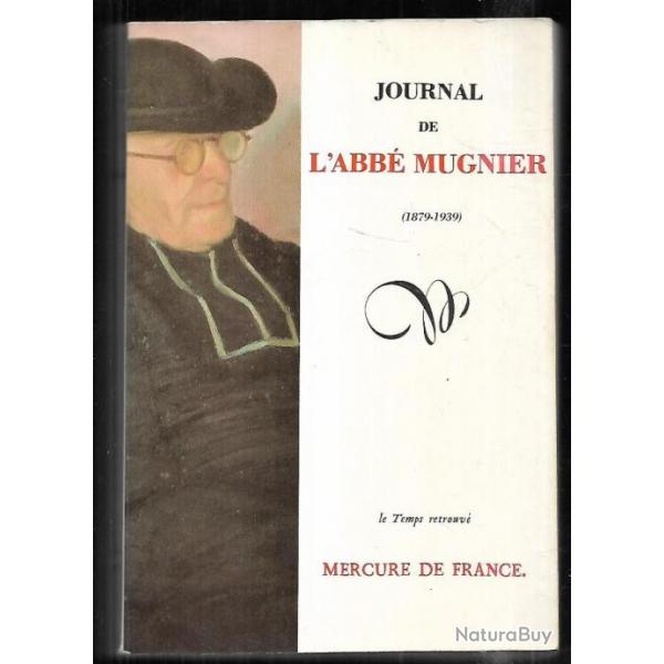 journal de l'abb mugnier 1879-1939 collection le temps retrouv