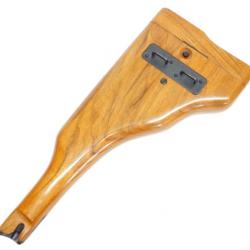 Etui crosse bois verni Luger P08 avec clé et baguette