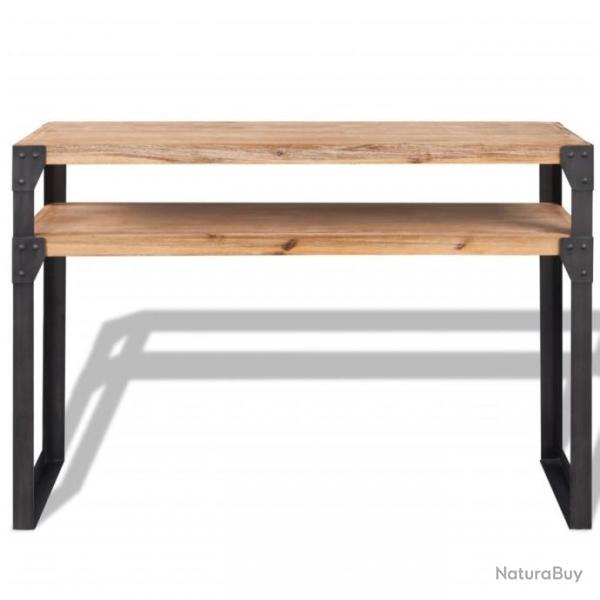 Table console Bois d acacia massif 120 x 40 x 85 cm 243915