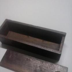 Vd boite en bois rectangulaire fabrication artisanale