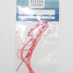 Sachet de noeuds arrêtoir coton + perles sur aiguille petit model par 6 Pluton