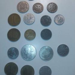 Lot 19 pièces d' Autriche, de 1894 à 1994.