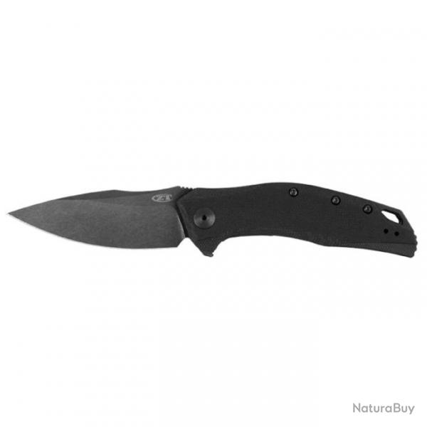 Couteau Zero Tolerance Lame 83mm - Clip Rversible Gris - Noir
