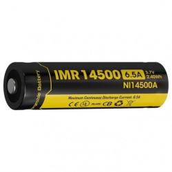 Batterie Nitecore IMR Li-Mn 14500 - 650mAh