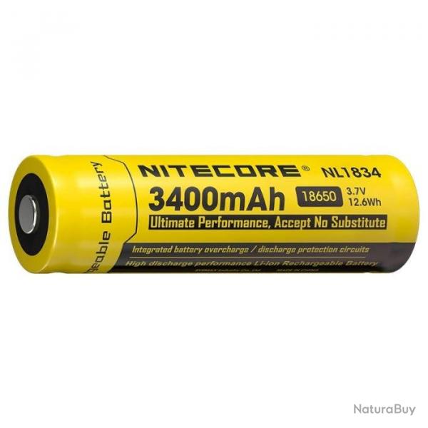Batterie Nitecore Li-ion 18650 - 3400mAh Default Title