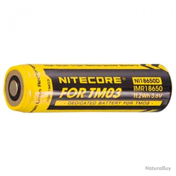 Batterie Nitecore Li-ion 18650 pour TM03 Default Title