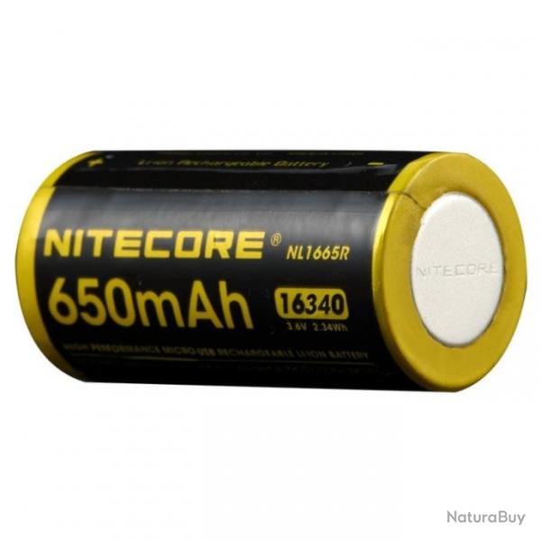 Batterie Nitecore Li-ion - 650mAhAccus rechargeable USB
