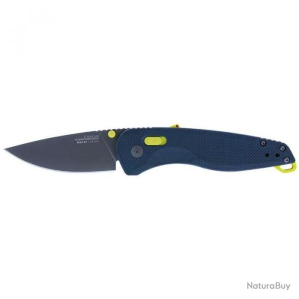 Couteau Sog Aegis AT - Lame 79mm - Bleu / Drop Point