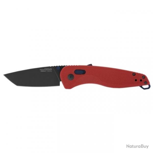 Couteau Sog Aegis AT - Lame 79mm - Rouge / Tanto