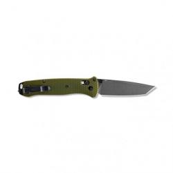 Couteau Benchmade Bailout - Lame 86mm - Olive / Gr ...