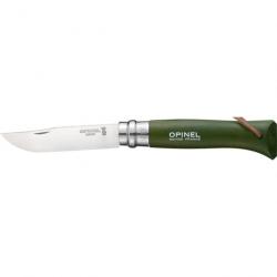 Couteau Opinel Baroudeur N°08 Inox - Lame 85mm - Kaki