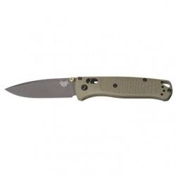 Couteau Benchmade Bugout - Lame 82mm - Kaki / Griv ...