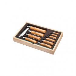Coffret Bois Vitré Opinel de 10 Couteaux - Carbonn ...