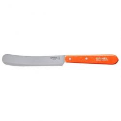 Couteau petit-Déjeuner Opinel- Lame 115mm Bois Naturel - Orange