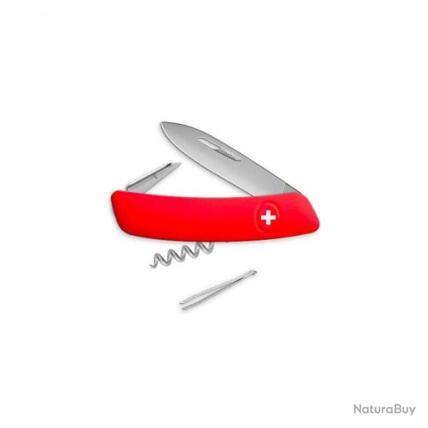 Couteau Suisse Swiza D01 - Mat - Rouge